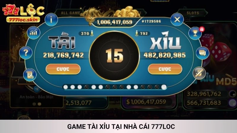 Game tài xỉu tại nhà cái 777loc