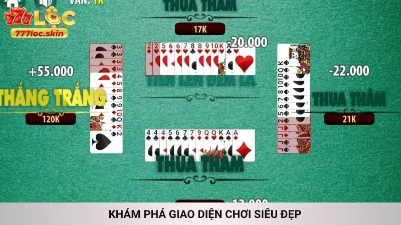 Khám phá giao diện chơi siêu đẹp