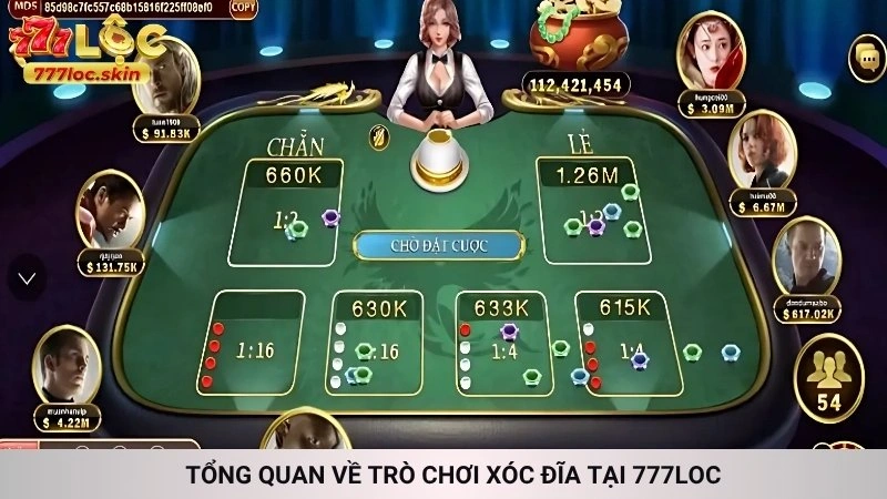 Tổng quan về trò chơi xóc đĩa tại 777loc